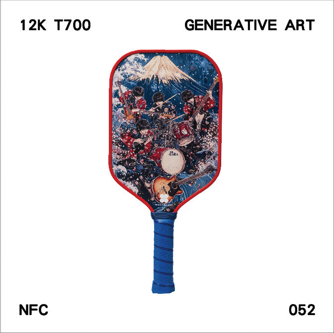 Pickleball Paddle - 052 - Generative Art - NFC