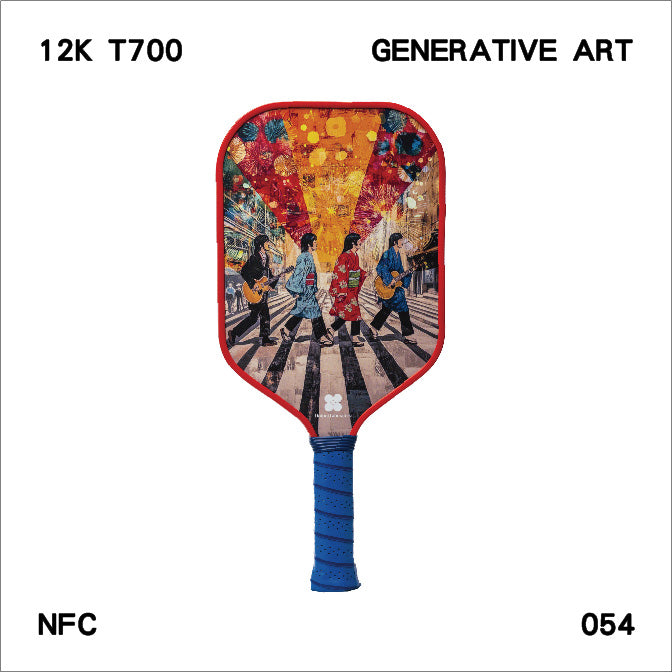 Pickleball Paddle - 054 - Generative Art - NFC